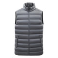 Men Autumn Casual Sleeveless Vests Jacket Mens Winter Warm Thicken Waistcoat  Men Fashion Waterproof Outwear Vest Jackets Male