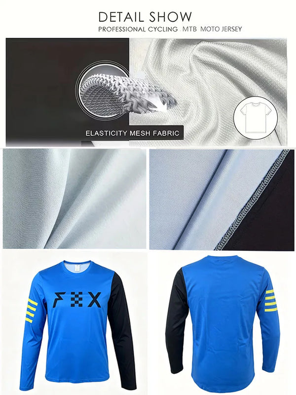 FHX Long Sleeve MX Jersey for Summer & Autumn, Quick Dry | SAMAG