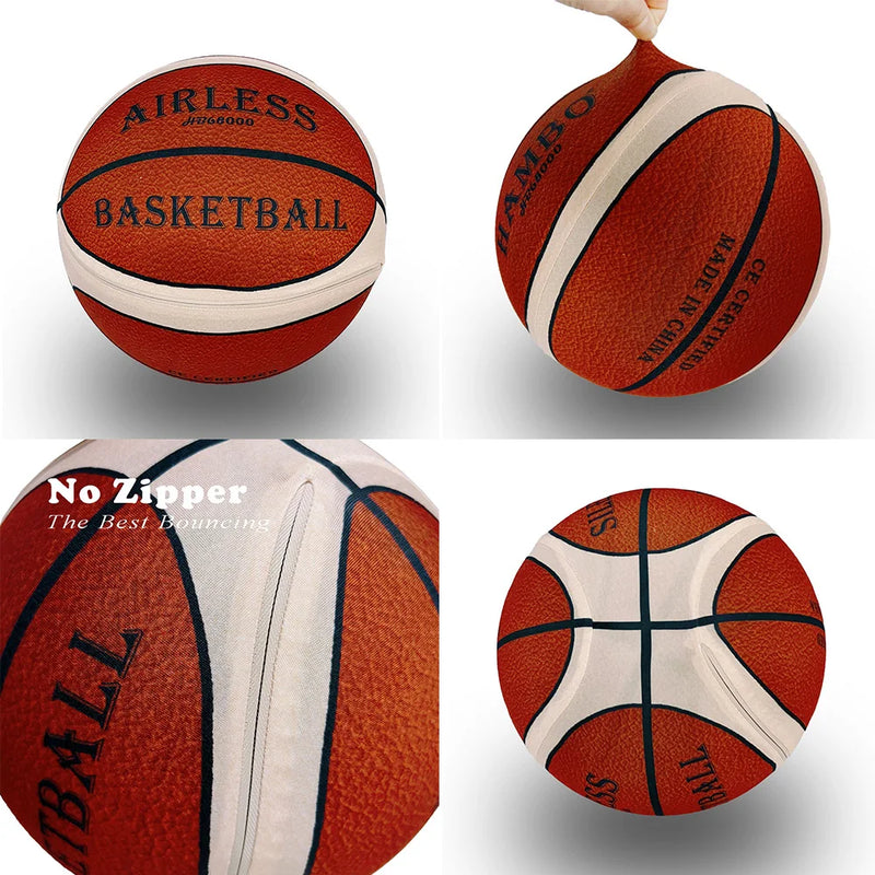 Mute Bouncing Basketball W/ Cover Men Size 7#(29.6in) | SAMAG