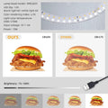 Lightdow Photo Lighting Studio Shooting Tent Box Folding Durable CRI95 Ring 120pcs LEDs Light +6 Colors Backdrops 40*40*30cm