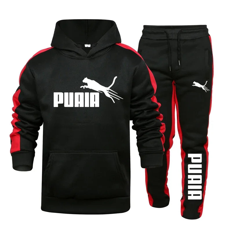 Fashion Men's Hoodies Set Daily Casual Sports Hooded | SAMAG