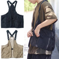 Men Vests Fashion Casual Big Pocket Hip Hop Streetwear Japanese Harajuku Y2k Top Slight Stretch Sleeveless