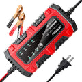6V/12V 1.5A Car Battery Charger Electric Motorcycles Charger Smart Charger for Car Truck Boat SUV Lead-Acid AGM GEL Batteries