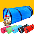 Cat Tunnel Toy Foldable Polyester Cloth Rolling Tent for Kitten Cat Tunnel Puppy Cat Toy Play Tunnel for Small Medium Large Cats