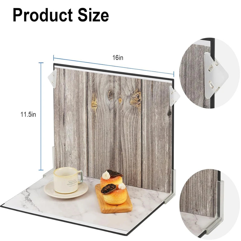 Selens Background Paper Double-Sided Product Photography Backdrops Photo Studio Kits Props  for Food/Makeup/Jewelry/Christmas
