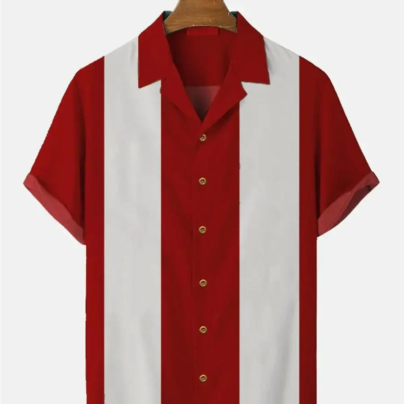 Stripes Simple Casual Dress Shirts European Size Men's | SAMAG