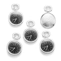 10 pcs Enamel charms antique bronze metal watch pendants fit diy necklace bracelet charms for Jewelry making W80