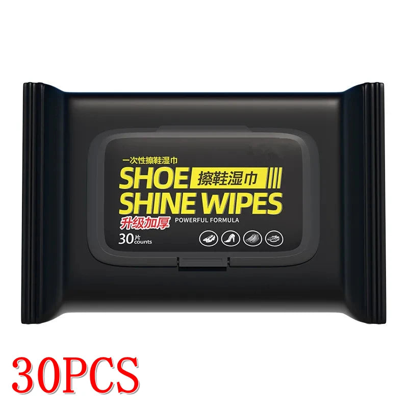 12/30/80PCS Sneakers Cleaner Shoes Cleaner Portable Disposable Powerful Cleaning Wipes Shoe Wipes Cloth Work on White Shoes