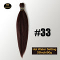 Kanekalon 26inch Hot Water Set Pre Stretched Jumbo Braiding Hair Box Twist Braids Synthetic Hair Extensions For Women Soft Yaki