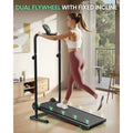 Dual Wheel Manual Treadmill with Adjustable Incline, LCD | SAMAG