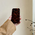 Amber Retro Brown Imd Shockproof Phone Case For IPhone 17 16 15 14 12 11 13 Pro Max Plus Air Protector Back Cover