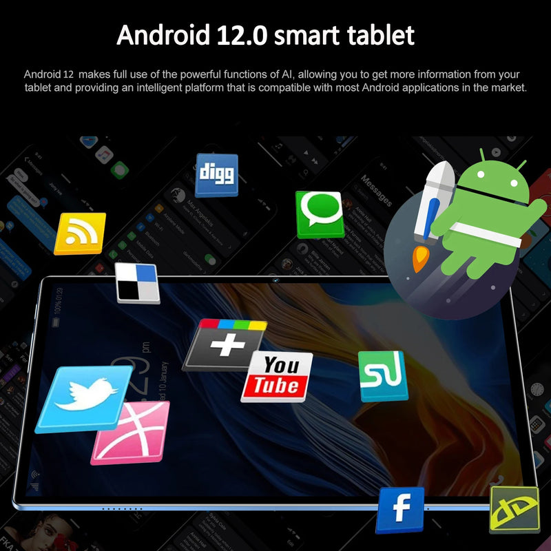 New 4G Pad Y7 - BDF 10.1 Inch Android Tablets Octa Core 8GB - View 4 | SAMAG