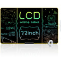 32 Inch/20 Inch Rechargeable LCD Writing Tablet, Huge Size Drawing Tablet Doodle Board with Eye-Care Colorful Screen For Kid Toy