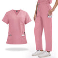 Summer Short Sleeved Hospital Doctor Uniforms Spa Uniforms Dental Clinic Medical Scrubs Suits Pet Grooming Veterinary Nurse Sets