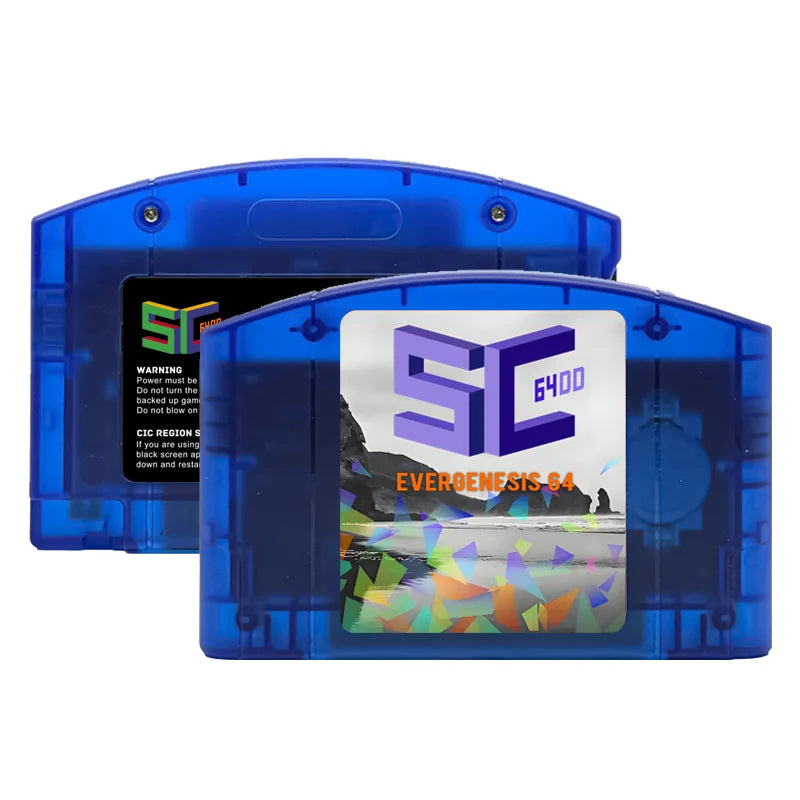 New SC64 Open Source N64 800 in 1 Game Cartridge For N64 Game Card free 16GB Card Compatibility Support 64DD Games