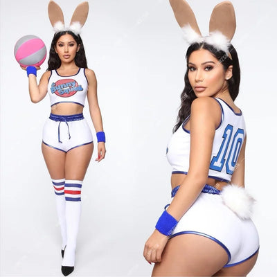 Space Lola Bunny Rabbit Cosplay Costume Jam Women Girls | SAMAG