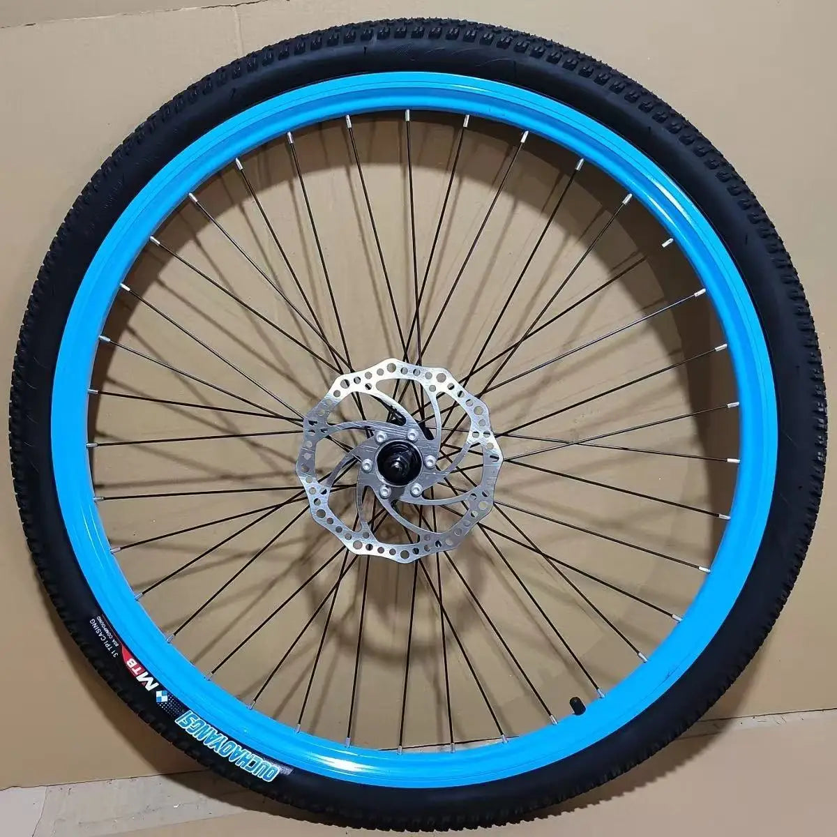 22/24/26 Inch Aluminum Alloy MTB Wheelset, Disc Brake, 7/8/9 Speed Rear Hub, with Tires