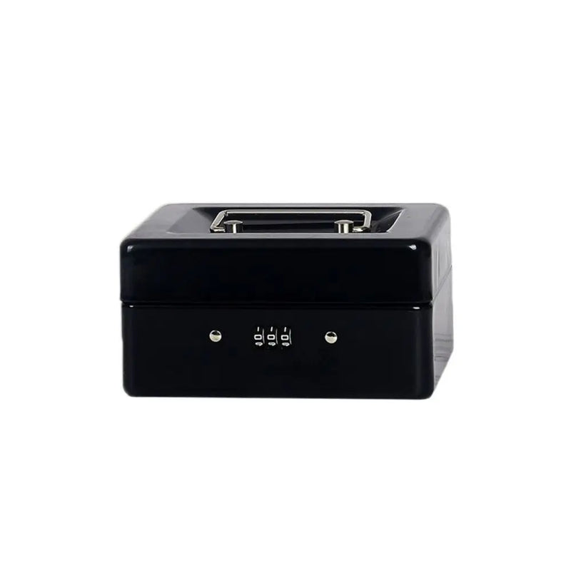 Small/Large Locking Cash Box Double Layer Safe Metal Money with Tray Cover Key Lock/ Password Saving - View 7 | SAMAG