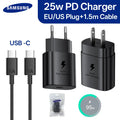 Original 25w Samsung Charger Super Fast Charge Type C Adapter Samsung Galaxy S25 S24 FE S23 S22 A35 A34 Z Fold Z Flip 7 6 5