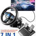 DATA FROG Racing Steering Wheel with Vibration and Pedals for  Switch  PS2 PS3 PS4 Xbox One PC  Gaming Simracing Car Pedal