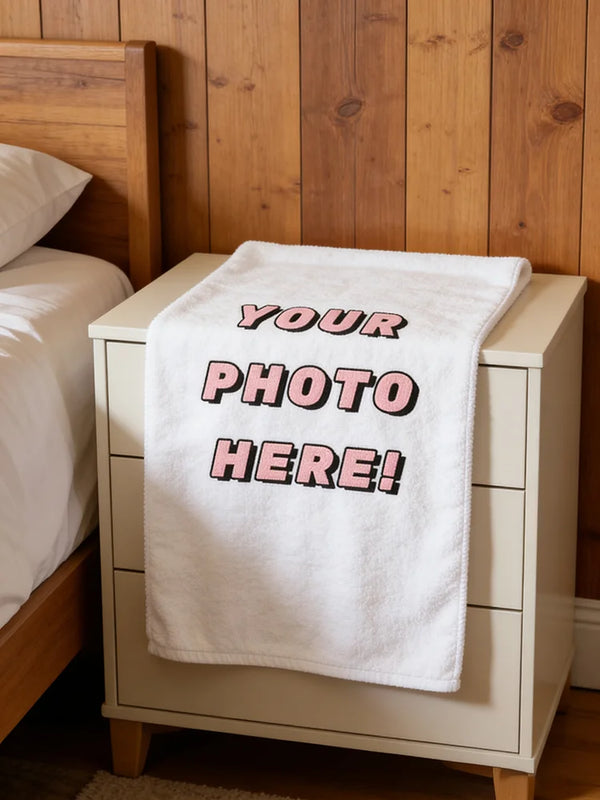 1Pc/2Pc Custom Photo Towel, Upload Your High-Resolution Image for DIY Transfer, Ultra-Soft Face Towel, Suitable for Home, Hotel, Spa, Bathroom, Gym, Home Decor - Indoor and Outdoor Party Supplies, Men's and Women's Towels