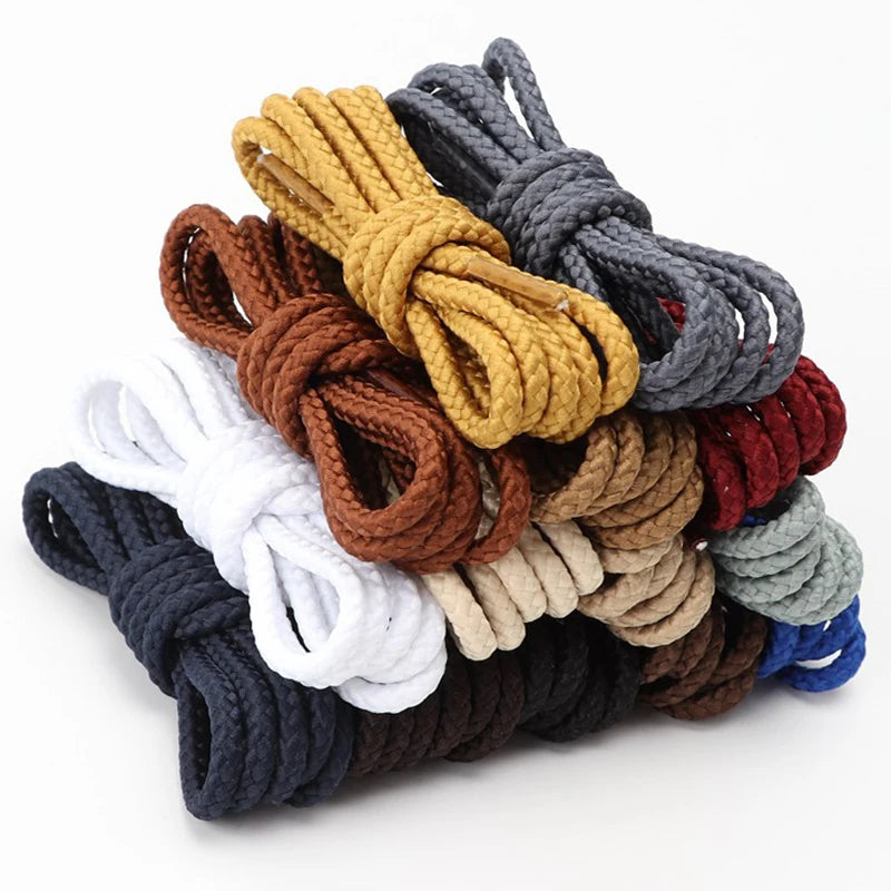 1Pair Round shoelaces Outdoor hiking Boot laces Sneakers Casual Shoes High-Quality Shoelace 80/100/120/140/160cm