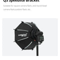 New AMBITFUL Q3 Softbox Light Box With Optional Grid,Mini Bowens Mount,GODOX Mount,Flashlight Bracket For GODOX YONGNUO NANLITE