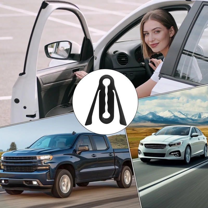 Silicone Car Door Latch Covers 4 Piece Shock Absorption Pad Noise Reduction Car Silicone Door Latch Protective Cover for Suv