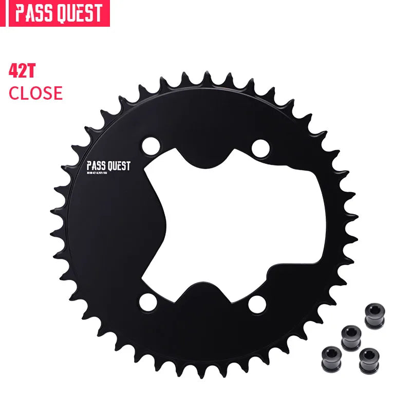 PASS QUEST 110 bcd chainring for Shimano dura ace R9100 ULTEGRA r8000 105 r7000 Narrow Wide 54T dishe single road bike plate