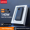 Lenovo 140W 500000mAh Ultra Capacity Power Bank Super Fast Charging CCC Portable Battery Charger For IPhone Samsung 2026 New