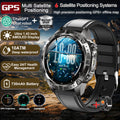 2026New Military Tank GPS SmartWatch Offline Map 10ATM Swim 2GB RAM Music Altitude Compass Bt Call Fitness Sports Smartwatch Men