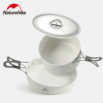 Naturehike Ceramic Non - Stick Pot Portable Camping | SAMAG