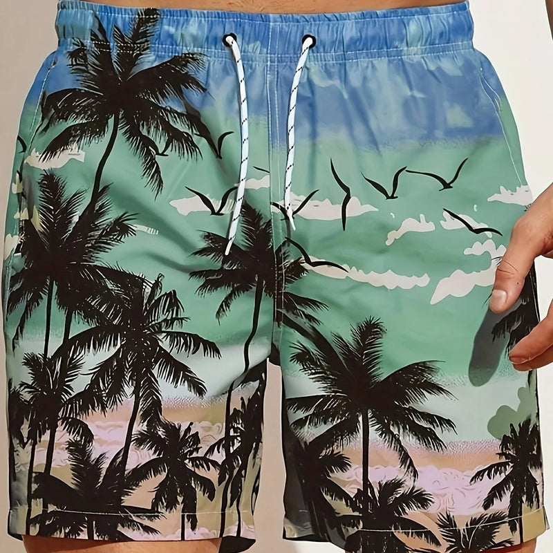 Men's Loose Beach Shorts Drawstring Quick Dry Coconut | SAMAG