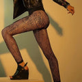 Modern Style Pantyhose Women's Breathable Footless Bodystockings Fashion Hosiery Lady Black Mesh Socks Newest Tights
