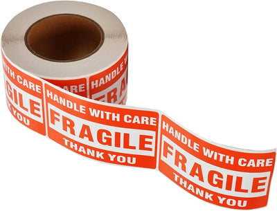 Fragile Sticker Warning Handle with Care Labels Adhesive | SAMAG