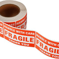 250pcs Fragile Sticker Warning Stickers Fragile Handle with Care Fragile Labels Adhesive Labels for Shipping Moving Packing
