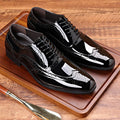 High Quality Casual Leather Business Shoes for Mens Classic Formal British Style Brand Oxford Shoes Flat Design Non-slip Loafers