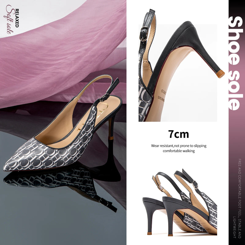 CHCH Women's 7cm High Heels Ankle Strap Heeled Sandals Wedding Party Dress Shoes