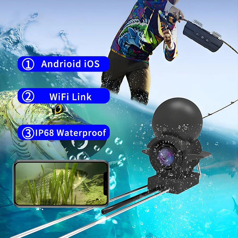 Dodosee WiFi Fishing Camera 15-50m Underwater HD Fish | SAMAG