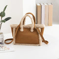 Women's Plush Crossbody Handle Bag Autumn Winter Elegant Bag Soft Velvet Handbag Large Capacity Shoulder Bag Best Gifts for Wedding Party Festival Valentine's Day Thanks Giving Day