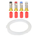3D printer parts PC4-M6 Pneumatic Straight Connector Part Bore 4mm PTFE Tube Filament M6 Feed Fitting Coupler Filament Dryer Box