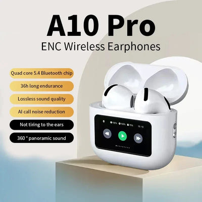 A10 Pro ANC Wireless Bluetooth 5.3 Earphones App | SAMAG