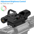 Hot 20mm Rail Riflescope Hunting Optics Holographic Red Dot Sight Reflex 4 Reticle Scope Collimator Sight