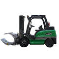 2 Ton 3 Ton 5 Ton Wheel Driven Forklift Outdoor Road Electric Forklift with Paper Roll Clamps for Industrial Material Pro