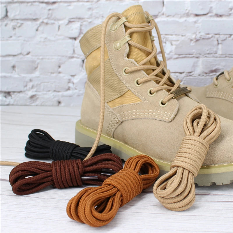 1 Pair Classic Solid Round Shoelaces Durable Polyester Shoe Laces Boot Laces Sneaker Shoestrings 21 Colors 70cm 90cm 120cm 150cm