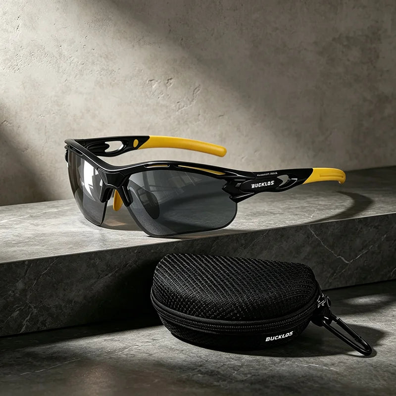 BUCKLOS Bike Polarized Sunglasses HD UV400 Protection - View 15 | SAMAG