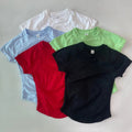 1-2 Pieces Sports Sets Short Sleeve Seamless Yoga Top Gym Suit T-shirt Set Fitness Set Women Workout Running Sports Shorts