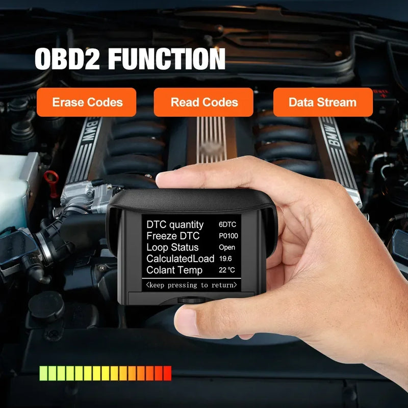 ANCEL A202 On-board Computer Car Digital Computer Display Speed Fuel Consumption Temperature Gauge OBD2 Automobile Scanner