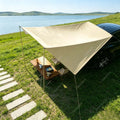 Car Side Awning Butterfly Tarp with Silver Coating | SAMAG