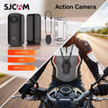 SJCAM C100 Plus 4K Vlog Action Camera EIS Stabilization 115° Wide Angle F1.8 Waterproof Camera with Magnetic Neck Lanyard